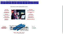 Desktop Screenshot of kulturklub-bad-harzburg.de